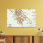 Griekenland 6 canvas afdruk (Insitu (Woonkamer))