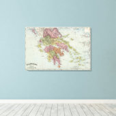 Griekenland 6 canvas afdruk (Insitu (Houten vloer))