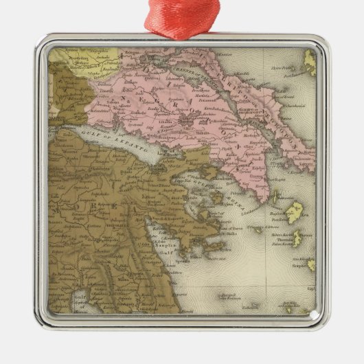 Griekenland 7 metalen ornament (Voorkant)