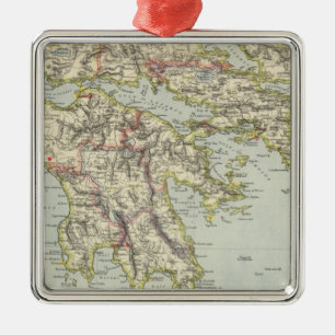 Griekenland 8 metalen ornament