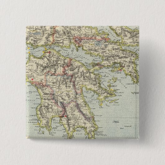 Griekenland 8 vierkante button 5,1 cm (Voorkant)