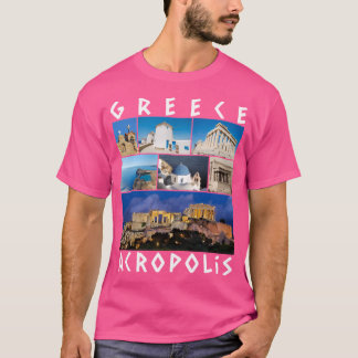Griekenland Acropolis Beroemde Bezienswaardigheden T-shirt