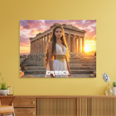 GRIEKENLAND - ACROPOLIS CANVAS AFDRUK (Insitu (Woonkamer))