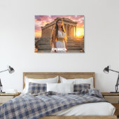 GRIEKENLAND - ACROPOLIS CANVAS AFDRUK (Insitu (Slaapkamer))