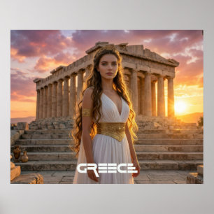 GRIEKENLAND - ACROPOLIS POSTER