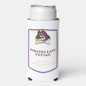 Griekenland Afstuderen Cruise Slim Koozie (Seltzer Voorkant)