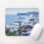 Griekenland alsjeblieft/Personalized/Santorini Lan Muismat (Met muis)