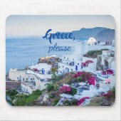 Griekenland alsjeblieft/Personalized/Santorini Lan Muismat (Voorkant)