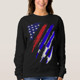Griekenland Amerikaans gekweekte vlag USA Patriot- Trui