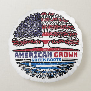 Griekenland - Amerikaanse Amerikaanse Amerikaanse Rond Kussen