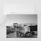-Griekenland Ancient Corinth Apollo-tempel Briefkaart (Voorkant / Achterkant)