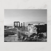 -Griekenland Ancient Corinth Apollo-tempel Briefkaart (Voorkant)