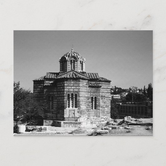  Griekenland Atheense kerk van de Heilige Stoel Briefkaart (Voorkant)