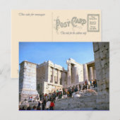 Griekenland, Athene, Acropolis, Briefkaart (Voorkant / Achterkant)