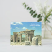 Griekenland, Athene Acropolis, Propyleum Briefkaart (Staand voorkant)