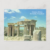 Griekenland, Athene Acropolis, Propyleum Briefkaart (Voorkant)