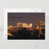 Griekenland - Athene - Acropolis (van St.K.) Briefkaart (Voorkant / Achterkant)