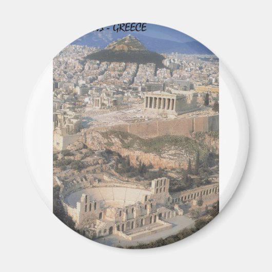 Griekenland Athene Herodion Parthenon (St.K.) Magneet (Voorkant)