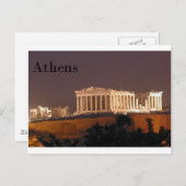 Griekenland Athene Parthenon (St.K.) Briefkaart (Voorkant / Achterkant)