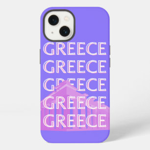 Griekenland, Athene Travel Art, Retro Travel Art iPhone 13 Hoesje