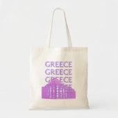 Griekenland, Athene Travel Art, Retro Travel Art Tote Bag (Voorkant)