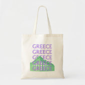 Griekenland, Athene Travel Art Tote Bag (Voorkant)