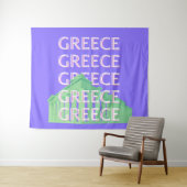 Griekenland, Athene Travel Art Wandkleed (In Situ (horizontaal))
