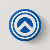 Griekenland Badge - Lambda Symbol Ronde Button 3,2 Cm (Voorkant)