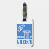 Griekenland Bagagelabel (Achterkant verticaal)