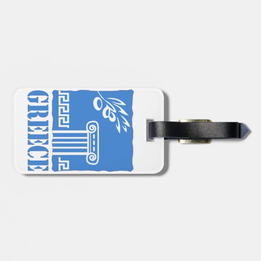 Griekenland Bagagelabel (Achterkant horizontaal)