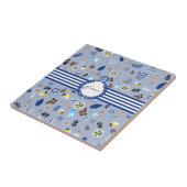 Griekenland: beroemde artikelen van het land tegeltje (Zijkant)