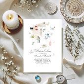 Griekenland bestemming bruiloft repetitie diner kaart