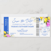 Griekenland Bestemming verjaardag opslaan van de d Kaart (Voorkant)