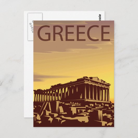 Griekenland Briefkaart (Voorkant / Achterkant)