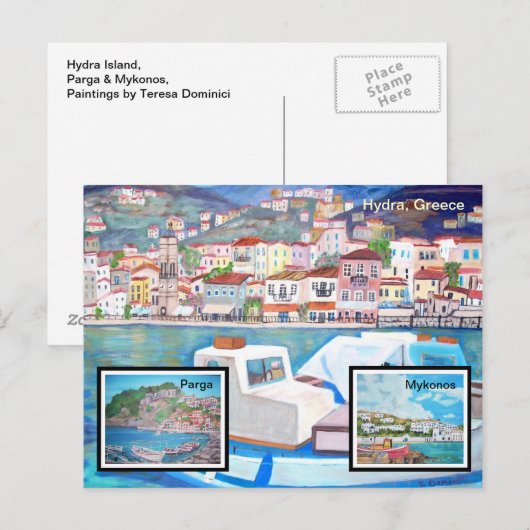 Griekenland - Briefkaart (Voorkant / Achterkant)