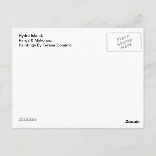 Griekenland - Briefkaart (Achterkant)