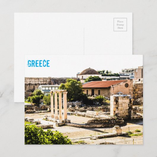 Griekenland Briefkaart (Voorkant / Achterkant)