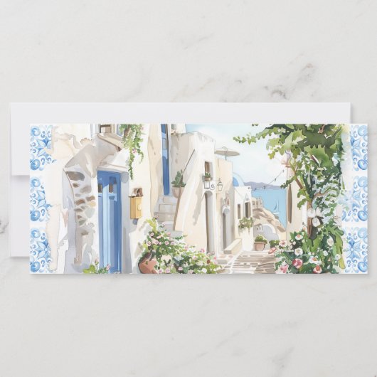 Griekenland bruiloft | Boarding Pass De datum opsl (Achterkant)