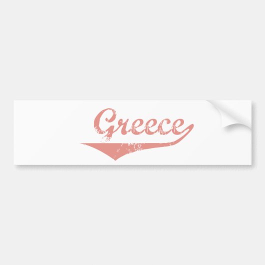 Griekenland Bumpersticker (Voorkant)