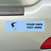 GRIEKENLAND BUMPERSTICKER (Op auto)