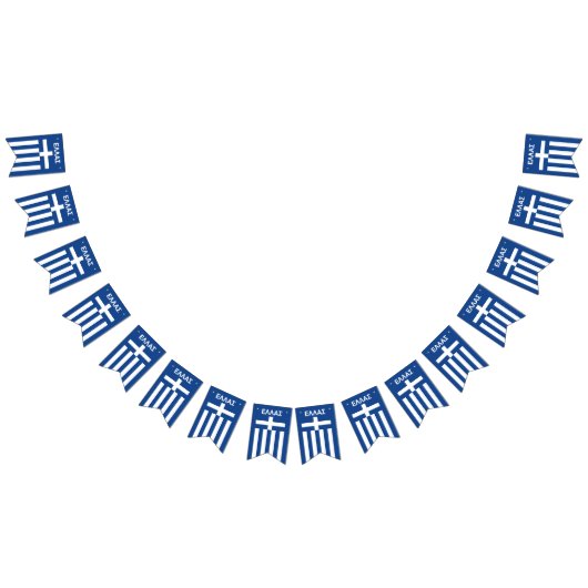 Griekenland Bunting Flags Vlaggetjes (Alle)