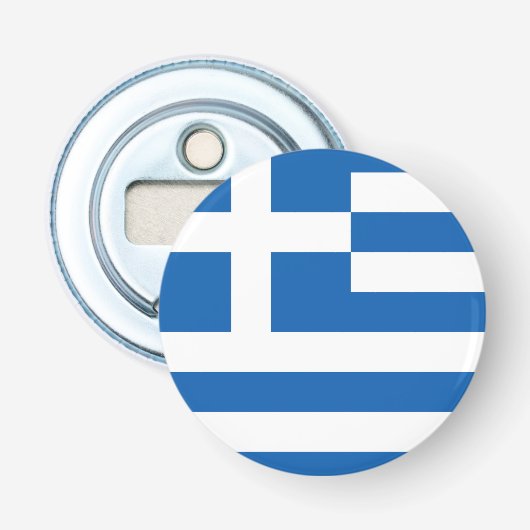 Griekenland Button Flesopener (Voorkant)
