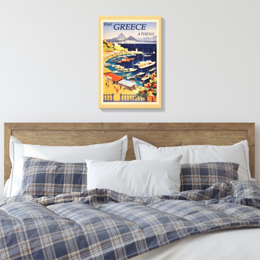 Griekenland  canvas afdruk (Insitu (Slaapkamer))