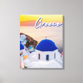 Griekenland Canvas Afdruk (Voorkant)