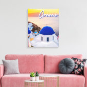 Griekenland Canvas Afdruk (Insitu (Woonkamer))
