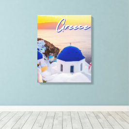 Griekenland Canvas Afdruk