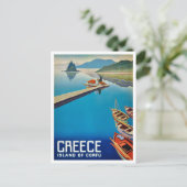 Griekenland Corfu Island Travel Briefkaart (Staand voorkant)