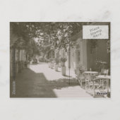 Griekenland Corfu Street, Briefkaart (Achterkant)