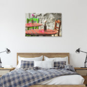 GRIEKENLAND, CRETE, provincie Hania, Hania: kleurr Canvas Afdruk (Insitu (Slaapkamer))