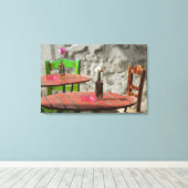 GRIEKENLAND, CRETE, provincie Hania, Hania: kleurr Canvas Afdruk (Insitu (Houten vloer))